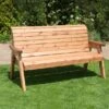 Three Seat Garners Rustic Bench