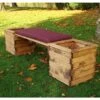 Charles Taylor Deluxe Wooden Planter Bench
