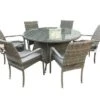 Tuscany Round Dining Set - 6 Seat