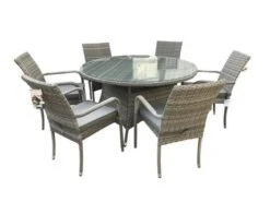 Tuscany Round Dining Set - 6 Seat