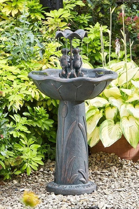 Frog Frolics Solar Water Feature 1 Frog Frolics Solar Water Feature