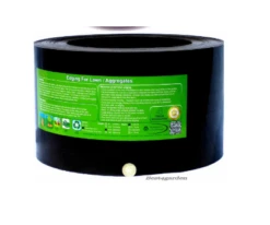 2mm Thick Heavy Duty Lawn Edging Black - 6" Deep