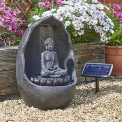 Buddha Solar Water Feature