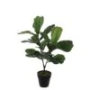 Artificial Ficus Lyrata In Pot