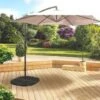 Pagoda 3m Over Hang Parasol - Beige