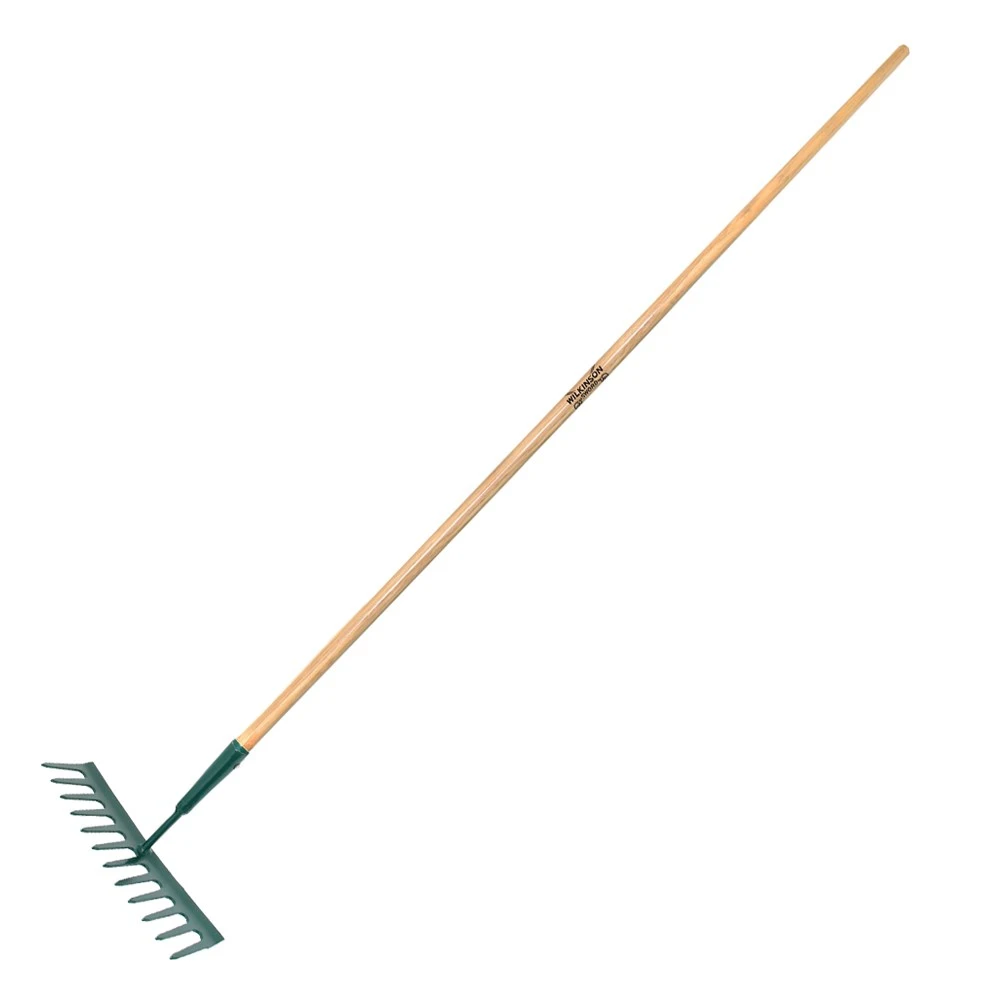 Wilkinson Sword Carbon Steel Garden Rake 1 Wilkinson Sword Carbon Steel Garden Rake
