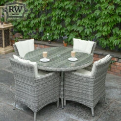 Rathwood - Oxford 4 Seater Round Set -Gardening Shop rd120dgset 7