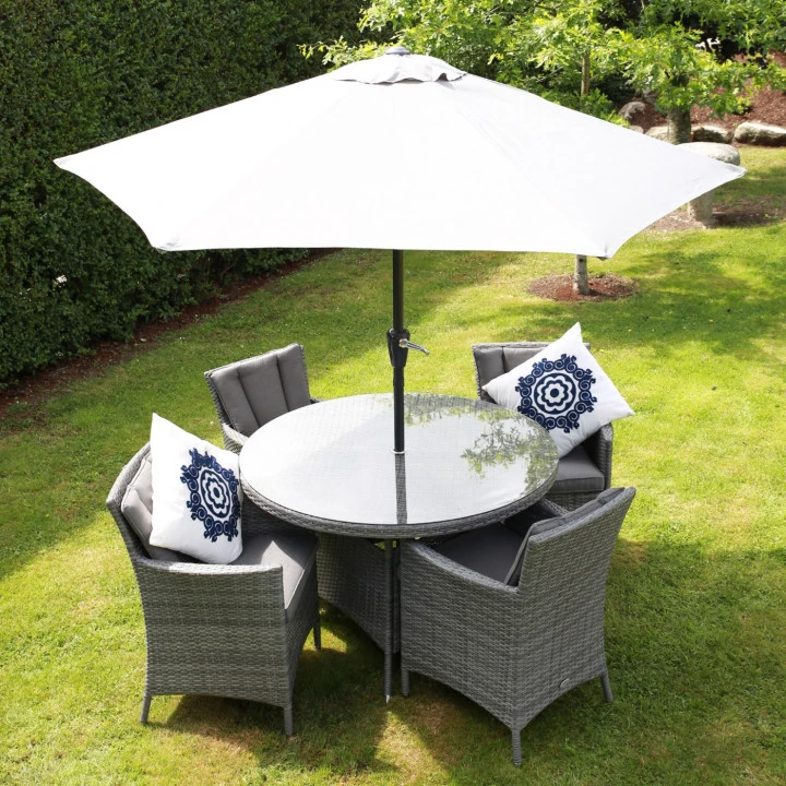 Rathwood- Cuba 4 Seater Round Set 1 Rathwood- Cuba 4 Seater Round Set