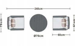 Rathwood - Havana 2 Seater Set -Gardening Shop rd70pgseth 8