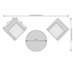 Rathwood - Havana 2 Seater Set -Gardening Shop rd70pgseth 9